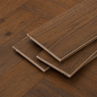 Planchers en bois d'ingénierie 20/6 mm, lames en chevrons 90*400 pour rénovation intérieure