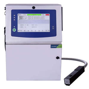 Impresora de inyección de tinta continua en línea C500, máquina de codificación Industrial solvente, nuevo codificador CIJ Mfg Exp para codificación de impresión de inyección de tinta - Product Image 1