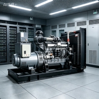 Générateur diesel silencieux à moteur ouvert 5KW-30KW monocylindre sur remorque avec ATS