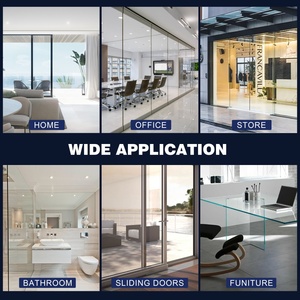 14 mil chống đạn chất lượng an ninh phim rõ ràng chống nổ chống vỡ cửa sổ an toàn phim an ninh Xây dựng kính phim - Product Image 6