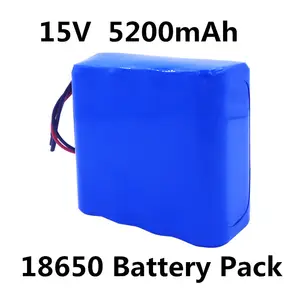 15v 5200mah 14.8V充電式18650バッテリーパック (外部カメラ用) フラッシュバッテリー電気ワイヤレスドリルソー1A充電器