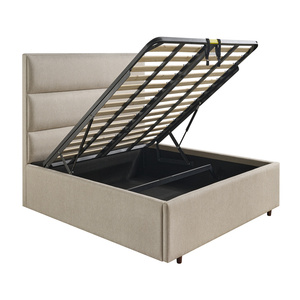 Cama de Almacenamiento de Tela de Nuevo Diseño, Fabricada por OEM/ODM, con Base de Madera - Product Image 4