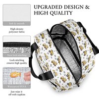 Sac à déjeuner réutilisable à motif de dessin animé pour pique-niques en plein air, sac isotherme pour étudiants, garçons et filles