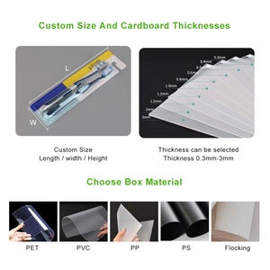 OEM Custom Design Transparent PET PVC Blister Packaging <b>Toothbrush</b> Products Blister Packaging with Insert Card - Product Image 4