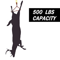 Système de Gambrel pour la Chasse au Cerf de Grande Capacité 500L-600L et Système de Levage à Double Poulie pour la Chasse