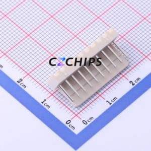 HC-2510-10AW Wire-to-Board Pin Header Bent Lead Through Hole,P=2.54mm Connector 1x10P 2.54mm Right Angle Insert 10P - Product Image 1