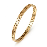 Bracelet manchette classique en acier inoxydable pour femme Beiyan, inspiré des créateurs de grandes marques, qualité supérieure, bracelet permanent