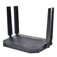 Routeur ONT GEPON FTTH HZY-6141XW XPON ONU 4GE+CATV+AX1800 WIFI6 double bande avec 4 antennes externes