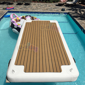Tùy chỉnh Inflatable máy bay phản lực trượt tuyết nổi Dock nền tảng nước đi-ons vui vẻ nổi Dock cho nước vui chơi giải trí - Product Image 2