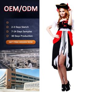 Disfraces de Cosplay de <span class=keywords><strong>Pirata</strong></span> para <span class=keywords><strong>Mujer</strong></span> Adulta, Trajes de TV y Cine, Vestido con Diseño Estampado para Halloween y Carnaval - Product Image 1