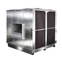 Refroidisseur d'air centrifuge industriel en acier inoxydable 304, climatiseur environnemental avec raccordement par conduits pour atelier et ferme avicole