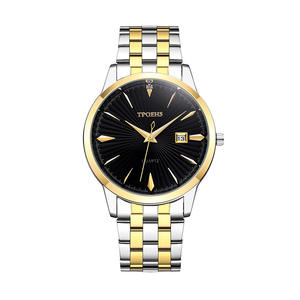 Nouvelle montre pour homme gradient sunburst étanche bracelet en acier à quartz - Product Image 5
