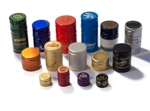 Capsules en aluminium personnalisées en gros, film rétractable pour capsule de bouteille de vin, joint avec déchirure - Product Image 2