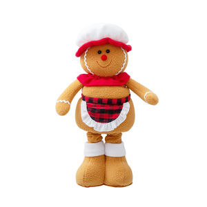 2025 vente chaude décorations de noël poupées <span class=keywords><strong>chef</strong></span> poupées décorations de fête ornement de noël noël pain d'épice homme poupées - Product Image 6