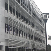 Fenêtre à persiennes en aluminium à lame courbée de style aérodynamique en forme de fusif, pour bâtiments extérieurs, pare-soleil, ventilation, ouverture horizontale
