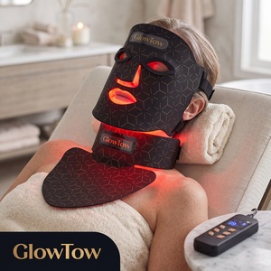 90 Led Beads Lightweight Face Mask Collagen Boosting Comfort <b>Therapy</b> Mask Touch Control Skin Rejuvenation <b>Red</b> <b>Light</b> <b>Therapy</b> Mask - Product Image 3