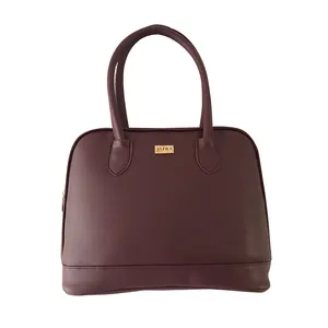 Fashionable and simple ladies wine red handbag for the party