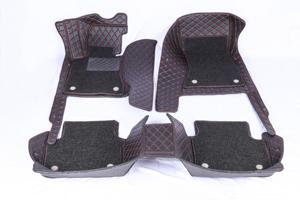 Thảm Chân Ô Tô 5D 7D Bằng Da Bán Tại Nhà Máy Thiết Kế Mới Thiết Kế Kim Cương EVA Tay Lái Trái Sang Trọng Cho Xe 7 Chỗ Toyota Prado - Product Image 5