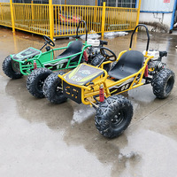 Go Kart Todoterreno de Alta Resistencia, 212cc, Cuatro Tiempos, 70 km/h, a Gasolina, con Tracción en las Cuatro Ruedas, para Playa y Uso en Todo Tipo de Terreno