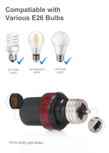 Vít cổng điện ánh sáng ổ cắm cho <span class=keywords><strong>E26</strong></span> ánh sáng đèn thông minh chủ - Product Image 5