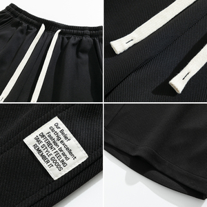 उच्च गुणवत्ता और सर्वोत्तम मूल्य ग्रीष्मकालीन अनुकूलित पक्ष मुद्रित शॉर्ट्स थोक ड्रॉस्ट्रिंग पुरुषों के लिए आकस्मिक शॉर्ट्स - Product Image 2