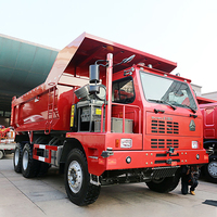Camion benne SINOTRUK HOWO 6x4 pour l'exploitation minière en ciel ouvert, le transport de minerai et le transfert de matériaux sur courte distance