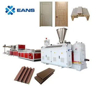 Wood Plastic WPC PVC Window Door Louvers Panel Decking Flooring Profile Making Extrusion Machine