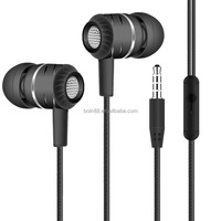 Écouteurs filaires intra-auriculaires en gros d'usine, casque de jeu stéréo Hi-Fi mains libres avec prise jack pour iPhone Samsung