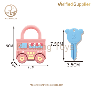 Mini dessin animé pour enfants jouets de cabotage paire de clés déverrouillage Train de <span class=keywords><strong>police</strong></span> incendie pour l'éducation des lumières véhicule jouet à Friction amusant - Product Image 2