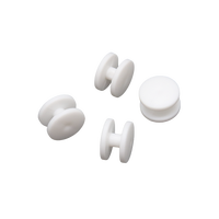 Kancing Plastik Sekali Pakai 12mm Putih Hitam untuk Gelang Ibu dan Bayi