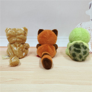 Peluche a Forma di Fagiolo, Adorabile Compagno da Scrivania, Mascotte Imbottita Artigianale di <span class=keywords><strong>Panda</strong></span> e Procione - Product Image 3