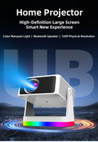 ISMARTX16MAX Projecteur portable à mise au point automatique, télécommande BT, 180 lumens, Android 13, mini projecteur de téléphone portable pour la maison et la chambre