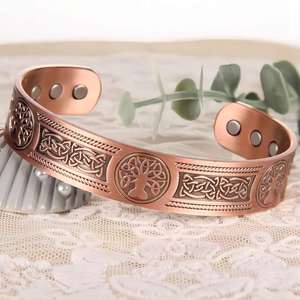 Wholesale Vintage Magnet <b>Bracelet</b> High Power Magnetic Health Benefits Waterproof Custom Jewelry for <b>Men</b> Women - Product Image 4