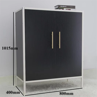 Armoire de rangement de chevet de style simple et moderne, table de salon, chambre à coucher, meubles de maison, structure démontable
