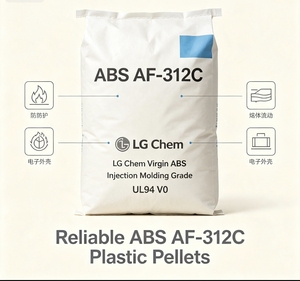 เม็ดพลาสติก ABS AF-312C ของ LG Chem เกรดสำหรับการเป่าฟิล์ม/การอัดรีด/การขึ้นรูปโฟม  ทนไฟ UL94 V0 รูปทรงกลม - Product Image 6