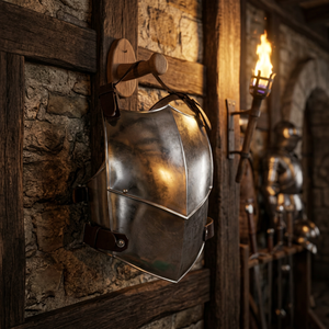 Cuirasse médiévale en acier – Plastron de cosplay fantastique - Product Image 3