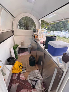 Stainless Steel Trailer Bus for Sale Trailer-style Mobile <strong>Food</strong> Multi-functional <strong>Food</strong> Truck Coffee Truck - Product Image 5