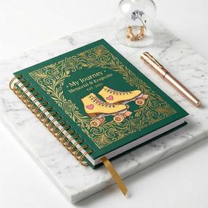 Carnet de planification budgétaire personnalisé en cuir/PVC avec reliure spirale, journal de croissance, organiseur <span class=keywords><strong>financier</strong></span> imprimé sur mesure - Product Image 4