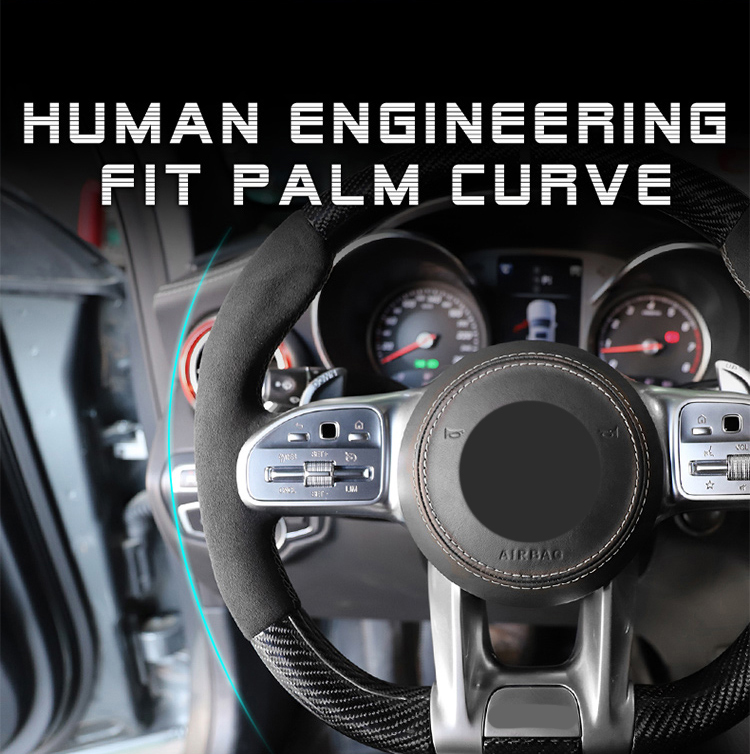 For Benz e-class e200 e300 e320 e260 e350 E43 E63 E63S old model to new carbon fiber steering wheel