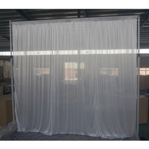 Telescopic wedding luxury <b>backdrop</b> <b>stand</b> pipe and drape kit - Product Image 6