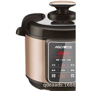 Olla a Presión Eléctrica Asd de 5L con Control Digital, Olla Arrocera Multifuncional con Revestimiento Interior Antiadherente, Electrodoméstico - Product Image 1