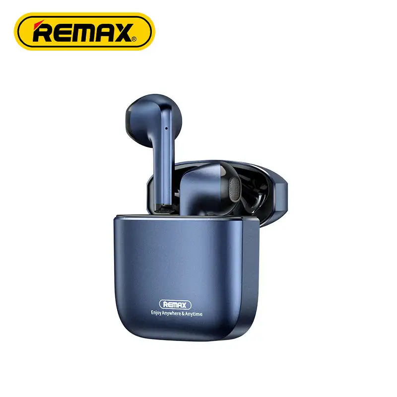 Remax Tws Earbuds With Metal Charging Case Alloy Ture Wireless Earbuds Mini Cool Earbuds