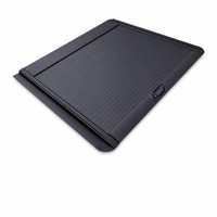 Couverture de benne enroulable en aluminium étanche pour pick-up Ranger avec verrouillage manuel par mot de passe et commande électrique en option