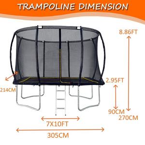 Qualité garantie bonne élasticité Funjump extérieur grand <span class=keywords><strong>Trampoline</strong></span> <span class=keywords><strong>rectangulaire</strong></span> <span class=keywords><strong>Trampoline</strong></span> rond <span class=keywords><strong>Gym</strong></span> <span class=keywords><strong>Trampoline</strong></span> avec filet de sécurité - Product Image 2