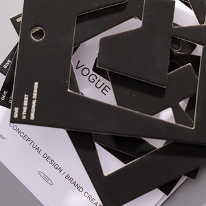 Ropa directa de fábrica Número grande de alta densidad Etiqueta de ropa de mujer Etiqueta colgante - Product Image 5