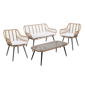 <span class=keywords><strong>Canapé</strong></span> <span class=keywords><strong>en</strong></span> rotin et <span class=keywords><strong>osier</strong></span> 3 places d'extérieur haut <span class=keywords><strong>de</strong></span> gamme ensemble <span class=keywords><strong>de</strong></span> meubles <span class=keywords><strong>de</strong></span> patio canapés <span class=keywords><strong>de</strong></span> jardin avec coussin confortable - Product Image 5