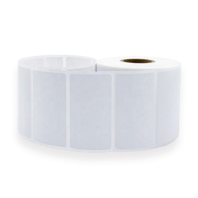 Thermal Paper Label 2.25"x1.25" Sticker Blank Rolls 2.25 X 1.25  Inch Direct Thermal Labels White Label Products