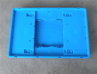 Vente en gros de caisses en plastique réutilisables pliables de style boîte solide de 40L de haute qualité Poubelle de taille UE à usage intensif