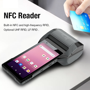 Mới nhất Android 12.0 6 inch gồ ghề PDAs 1D 2D Máy quét mã vạch cầm tay thiết bị đầu cuối với sinh trắc học Đầu đọc dấu vân tay trong kho - Product Image 2