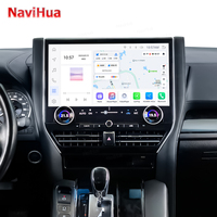 Écran tactile Navihua de 16,8 pouces pour Toyota Alphard 30 2015-2021, mise à niveau vers Alphard 40, autoradio, CarPlay, multimédia